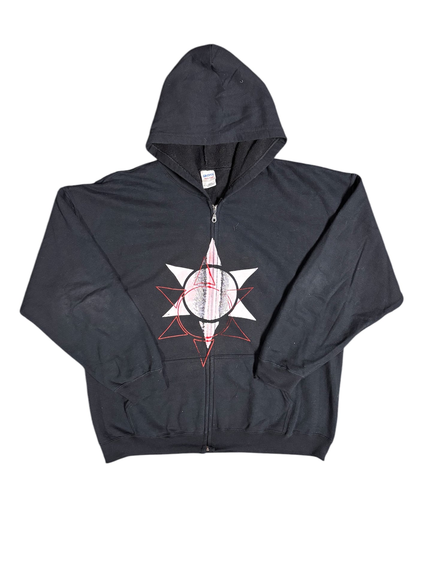 "Double Logo" Zip Hoodie