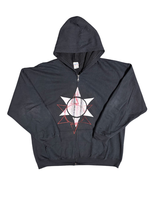 "Double Logo" Zip Hoodie